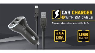 Steelplay Car Charger X2 USB Ports