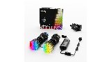 Twinkly Strings – 250 App-Controlled RGB + Warm White LEDs. 20 Meters. Black Wire. - Kædelys