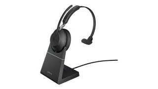 Jabra Evolve2 65 Link380a MS Mono Stand Black