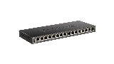 D-Link DGS-1016S 16-Port Gigabit Unmanaged Switch - Switch - 16 porte - ikke administreret