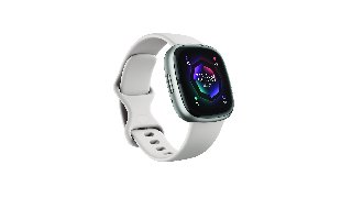 Fitbit Sense 2 Lunar White/Platinum - Smart ur