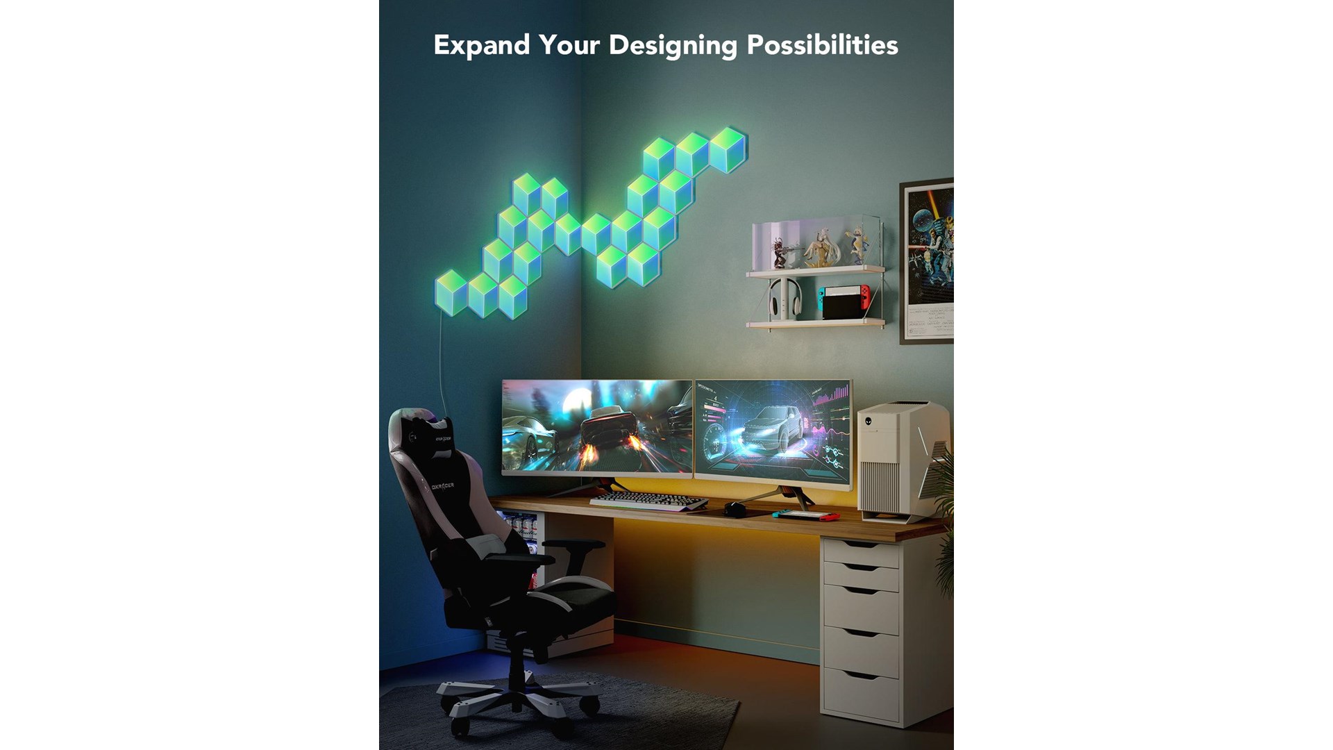 Govee Glide Hexa Pro LED Light Panels 10 Pack