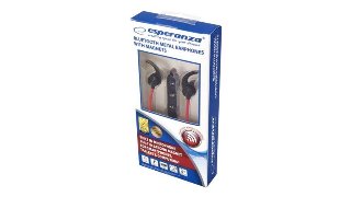 Esperanza EH186K - Øreproptelefoner - Bluetooth - trådløs
