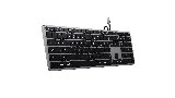 Slim W3 Wired BacklitLedningsført Nordisk - USB-C - QWERTY Nordisk