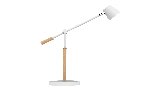 Unilux Vicky LED lampe, hvid/træ - Skrivebordslampe