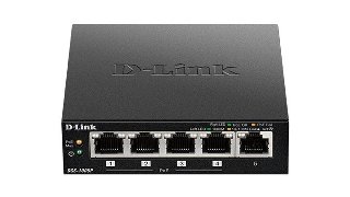 D-Link DGS-1005P 5-Port Desktop Gigabit PoE+ Switch (60W)
