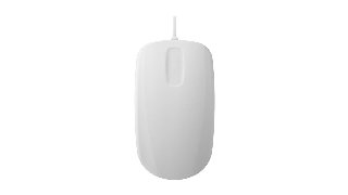 Contour Design Active Key QuickClean Medical IP68 Sensor Scroll USB-A Mus Hvid - Mus - Kablet - Optisk