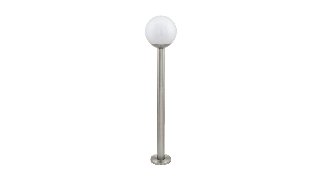 EGLO CONNECT.Z NISIA SMART udendørs e27 stander rustfrit stål/hvid M/FARVER(RGB) OG TUNABLE WHITE