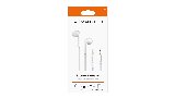 Vivanco Smart Pro in ear-headset Hvid - Øreproptelefoner - kablet - 3,5 mm jackstik