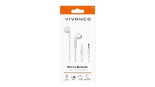 Vivanco Smart Pro in ear-headset Hvid