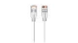 Ubiquiti UniFi Etherlighting Patch Cable RJ-45 Cat 6 0.3m Gennemsigtig, Hvid