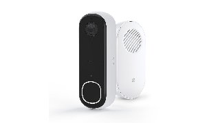 Arlo 2K video-dørklokke + chime - Smart dørklokke og klokkespil - med kamera