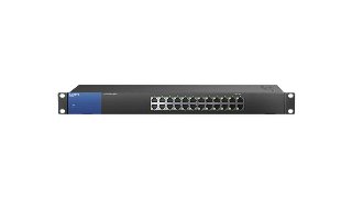 Linksys LGS124 24-Port Business Gigabit Switch - Switch - 24 porte - ikke administreret