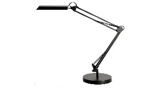 Unilux Swingo LED-lampe, sort - Skrivebordslampe