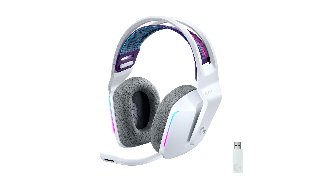 Logitech G733 Lightspeed Wireless RGB Gaming Headset Stereo Hvid - Headset - 2,4 GHz - trådløs