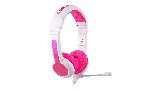 onanoff BuddyPhones School+ Pink - Headset - kablet - 3,5 mm jackstik