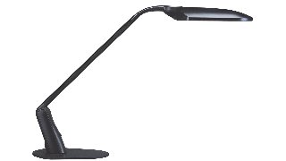 Unilux Duo LED lampe, sort