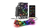 Twinkly Dots – 60 App-controlled RGB LEDs. 3 Meters. Black Wire. USB-powered. - Garland