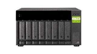 Qnap Tl-d800c Drevkabinet Hdd/ssd Kabinet Sort, Grå 2.5/3.5 tommer