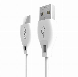 Dudao cable USB Type C 2.1A 1m white (L4T 1m white)
