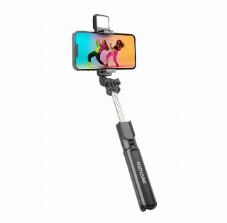 SBS Universal selfie stick med indbygget LED