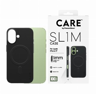 CARE by PanzerGlass SL1M Case Black w. MagSafe iPhone 17