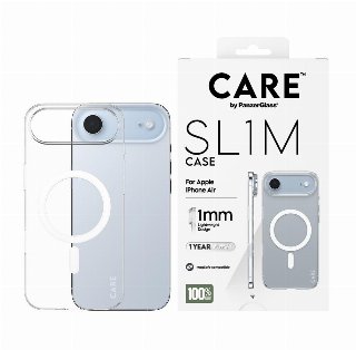 CARE by PanzerGlass SL1M Case Transparent w. MagSafe iPhone Air