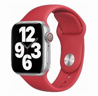 Lippa Apple Watch Silicone strap 42/44/45/49 Red