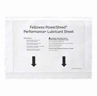 Fellowes Powershred Performance + shredder lubricant sheets - Smøringsark til makulator