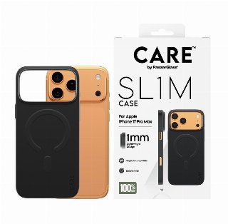 CARE by PanzerGlass SL1M Case Black w. MagSafe iPhone 17 Pro Max