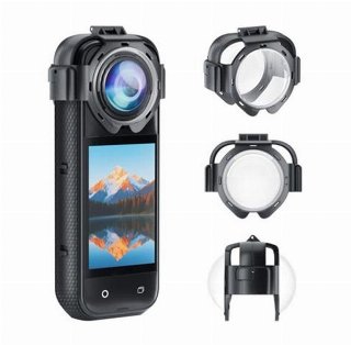 Puluz Lens Covers Snap‑On – Insta360 X5