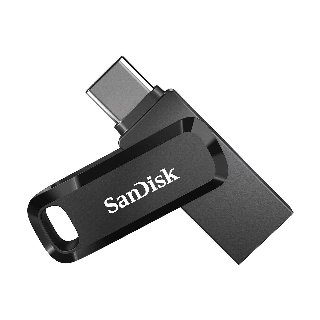 SanDisk Ultra Dual Drive Go 256GB USB-A / USB-C Sort - USB flashdrive
