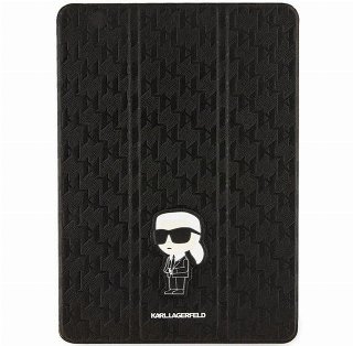 Karl Lagerfeld Saffiano Monogram Ikonik Case for iPad 10.2" 2019 (7th gen.) Folio Magnet Allover Cover