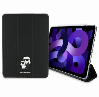 Karl Lagerfeld Saffiano Magnetic Karl & Choupette iPad Air 11" 2024 Book Cover Case