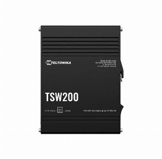 Teltonika TSW200 Industrial PoE+ Switch (TSW2000000B0 / Standard package without PSU)