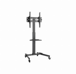 Gembird TV floor stand with caster wheels (tilt) 32"