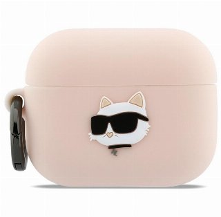 Karl Lagerfeld Silicone Chaupette Head 3D Case for AirPods Pro 3