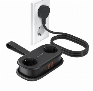 ORICO AP3 20W GaN 5in1 Power Strip 2x AC + 2x USB