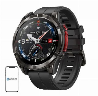 Zeblaze Stratos 4 Pro Smartwatch (Black)