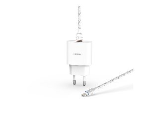 Unisynk Lightning Charger Kit EU PD 20W 2m - Strømforsyningsadapter