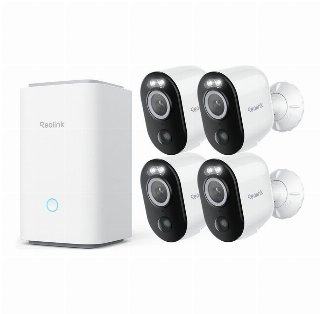 REOLINK Home Hub with 4 Argus 3 Ultra