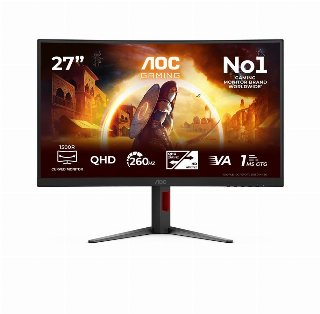 27" AOC CQ27G4Z2 QHD 2560x1440 260Hz 1500R Curved Fast VA