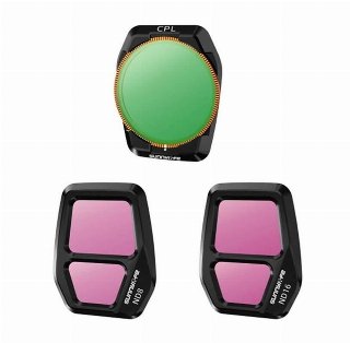 Sunnylife A3S-FI925CPL Adjustable Lens Filter Set CPL ND8 ND16 for Air 3S 3pcs