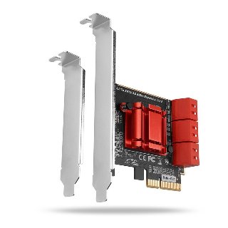 AXAGON 6 × intern SATA 6G-port PCIe-controller