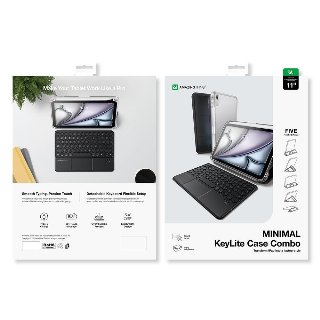 AmazingThing Minimal Case KeyLite Combo Keyboard Case for iPad Air 11" M2/M3/M4 (2024/2025/2026)