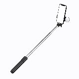 Hurtel Selfie Stick WR1YXS Telescopic Tripod 0.71m with Round Lamp