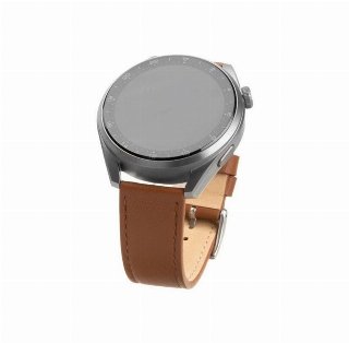 FIXED Leather Strap for Smartwatch Universal 20 mm Brown - Urrem