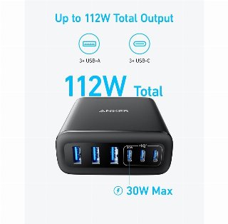 Anker Charger (112W 6 Ports GaN)