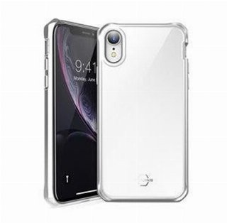 ITSKINS HYBRID GLASS cover for iPhone XR®. Silver
