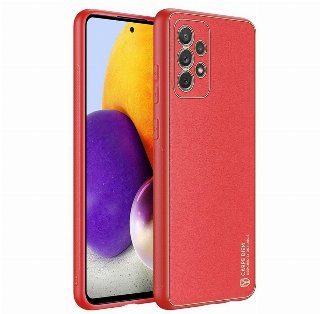 Dux Ducis Yolo Elegant Samsung Galaxy A72 4G Eco Leather Case Red